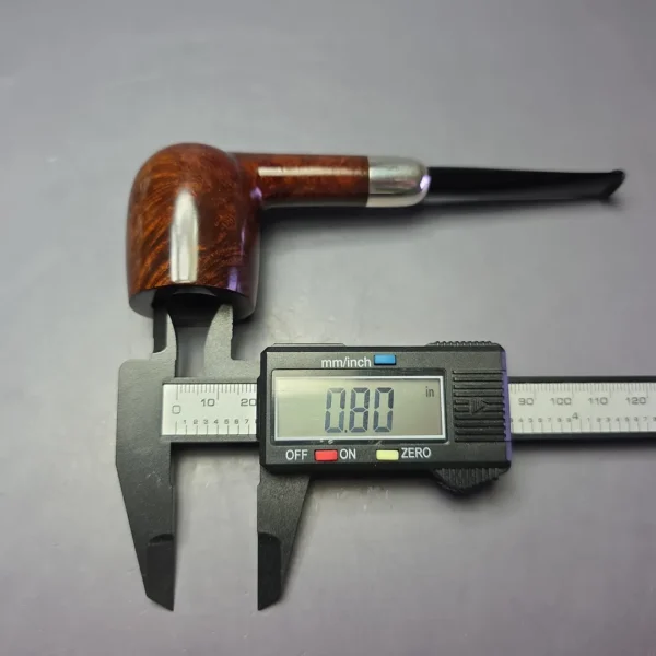 MBSD Briars Timeless Traditions 1 Smooth Billiard w/ Silver Handmade Briar Pipe, New - Image 11