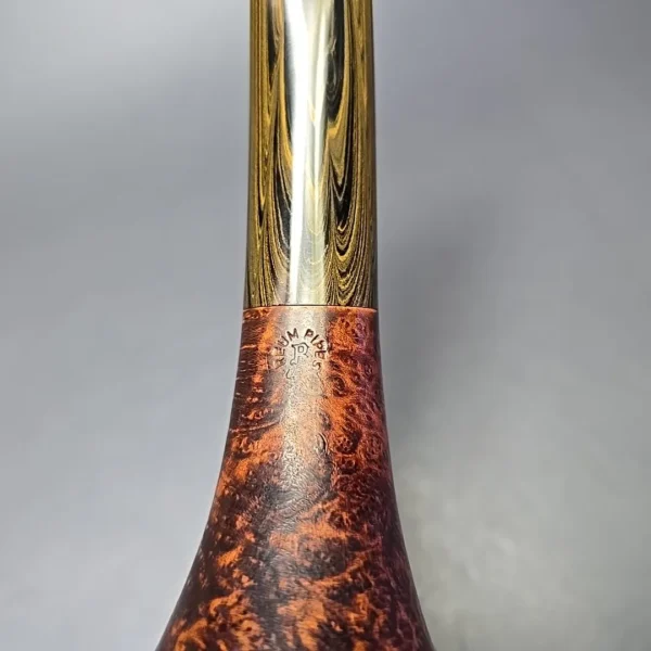 Sean Reum XL Eggshell Sandblasted Hawkbill Estate Briar Pipe, American Estates - Image 10