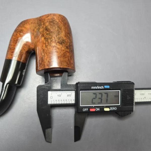 James Upshall (c. 1980s) P Grade Smooth Oom Paul Sitter Estate Briar Pipe, Unsmoked - Image 13