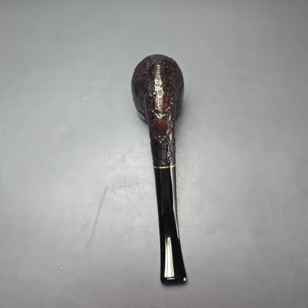 Savinelli Alligator Brown 606 KS Rusticated Bent Billiard Estate Briar Pipe, Italian Estates, 6mm - Image 10