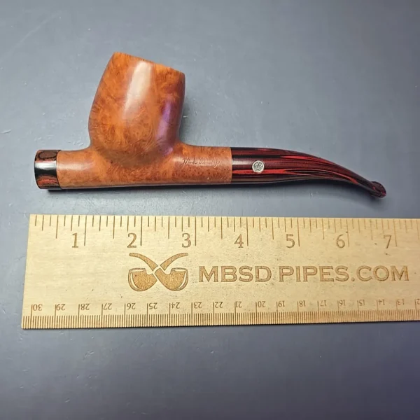 Mark Tinsky 2024 Natural (6) 1 Star Smooth Cavalier Estate Briar Pipe, American Estates - Image 10