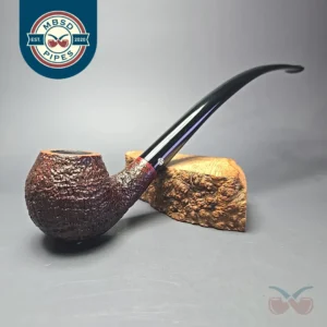 American Smoking Pipe Company Sandblasted Churchwarden Estate Briar Pipe, American Estates