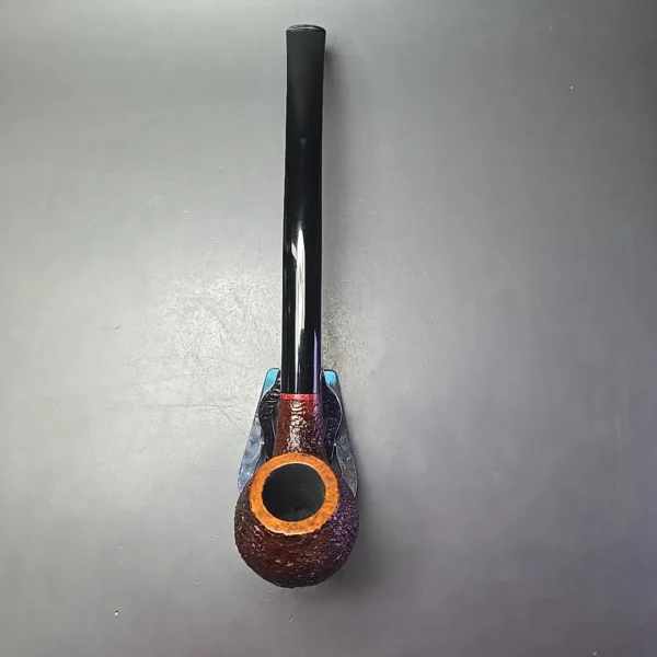 American Smoking Pipe Company Sandblasted Churchwarden Estate Briar Pipe, American Estates - Image 6