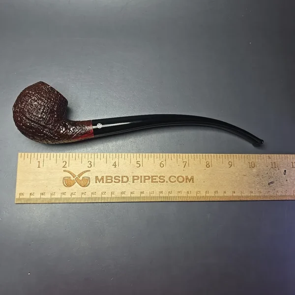 American Smoking Pipe Company Sandblasted Churchwarden Estate Briar Pipe, American Estates - Image 9