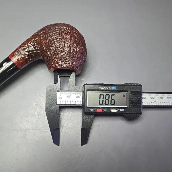 American Smoking Pipe Company Sandblasted Churchwarden Estate Briar Pipe, American Estates - Image 10