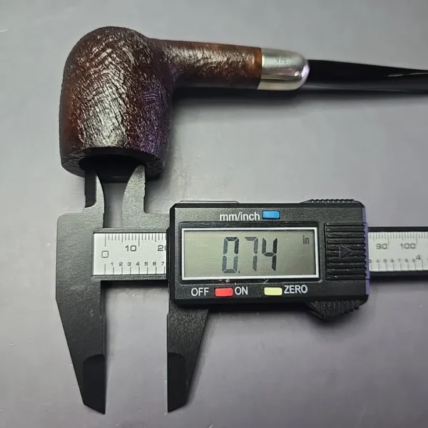 MBSD Briars Timeless Traditions 1 Sandblasted Billiard w/ Silver Handmade Briar Pipe, New - Image 14