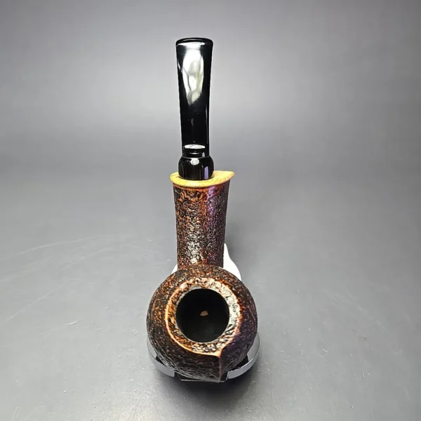 MBSD Briars Modern Masters 2 Sandblasted Blowfish w/ Boxwood Handmade Briar Pipe, New - Image 5