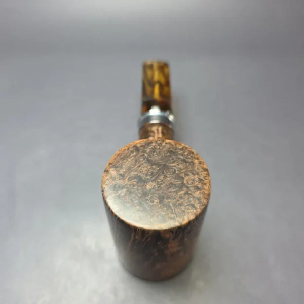 JM Boswell 2024 Smooth Poker w/ Winchester Army Mount Estate Briar Pipe, Unsmoked - Image 8