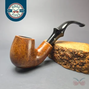 Peterson Dunmore 72 Smooth Bent Billiard Estate Briar Pipe, Irish Estates
