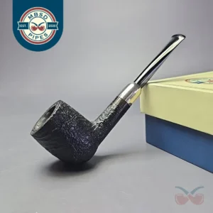 MBSD Briars Timeless Traditions 1 Sandblasted Billiard w/ Silver Handmade Briar Pipe, New