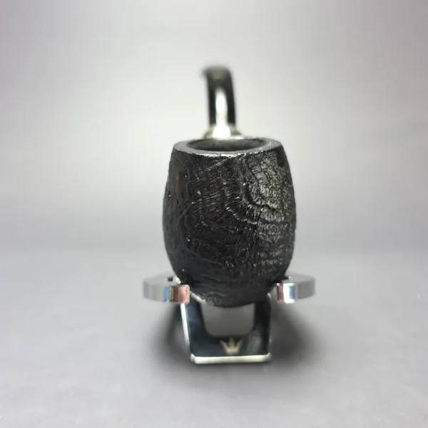 Peterson 2023 Pipe of the Year Sandblasted Bent Billiard Estate Briar Pipe, Unsmoked - Image 3