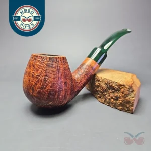 Sean Reum Magnum Contrast Sandblasted Brandy Estate Briar Pipe