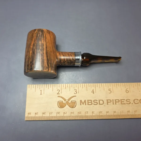 JM Boswell 2024 Smooth Poker w/ Winchester Army Mount Estate Briar Pipe, Unsmoked - Image 10