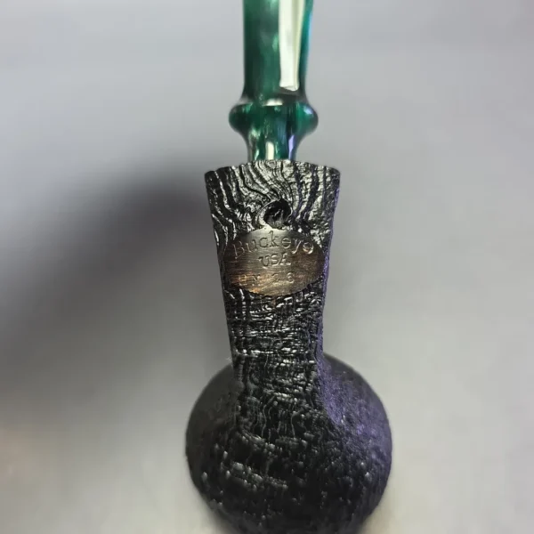 Buckeye Hand Made Sandblasted Squat Tomato Briar Pipe, New - Image 8