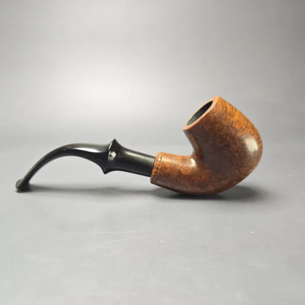 Peterson Dunmore 72 Smooth Bent Billiard Estate Briar Pipe, Irish Estates - Image 4
