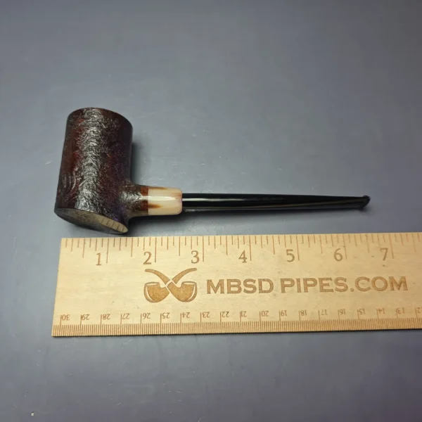 MBSD Briars "Re-Don" Sandblasted Poker w/ Horn, Briar Pipe, New - Image 7