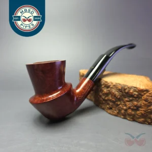 Caminetto Ascorti Radice Era Excellence Extra Smooth Cup and Saucer Estate Briar Pipe, Unsmoked