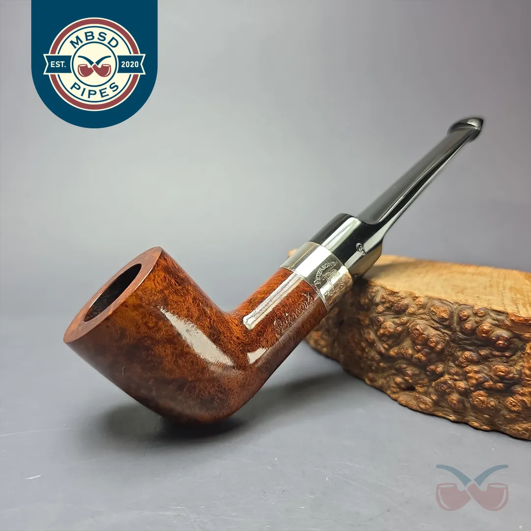 Peterson 4th July 1999 A4 Smooth Dublin w/ Silver Estate Briar Pipe, Unsmoked