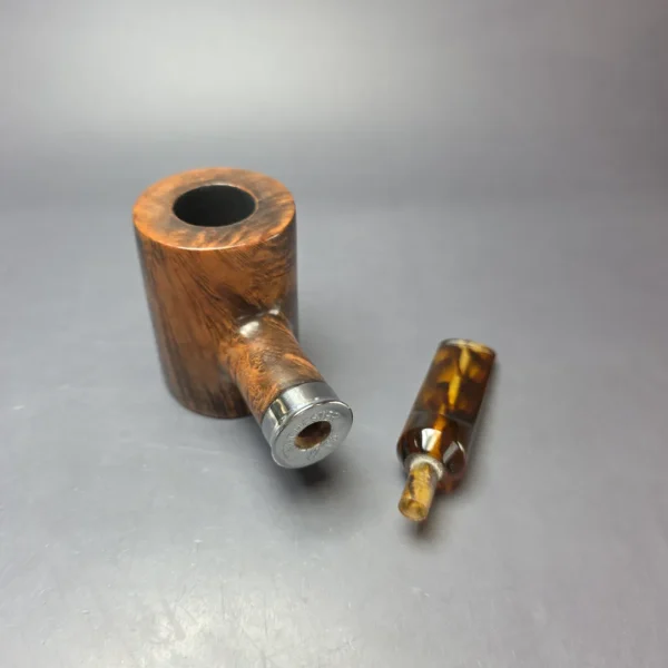 JM Boswell 2024 Smooth Poker w/ Winchester Army Mount Estate Briar Pipe, Unsmoked - Image 12