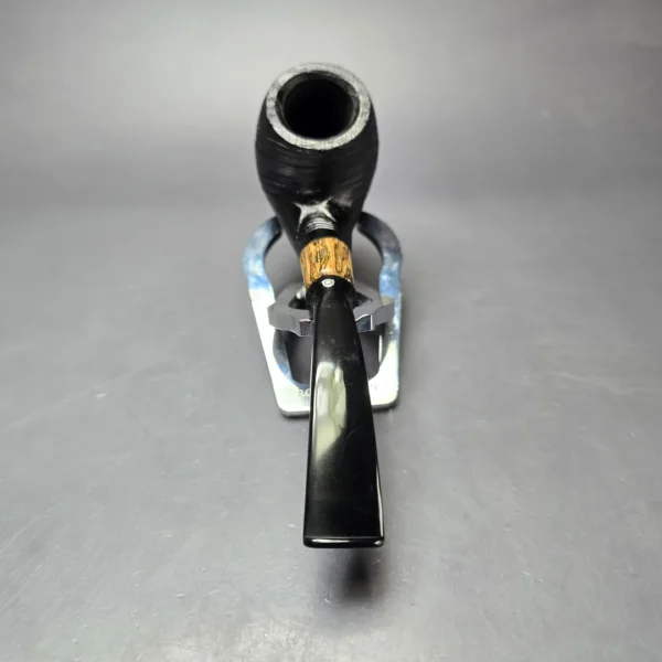 MBSD Briars by Piero Vitale Vintage Sandblasted Brandy w/ Olivewood Briar Pipe, New - Image 5