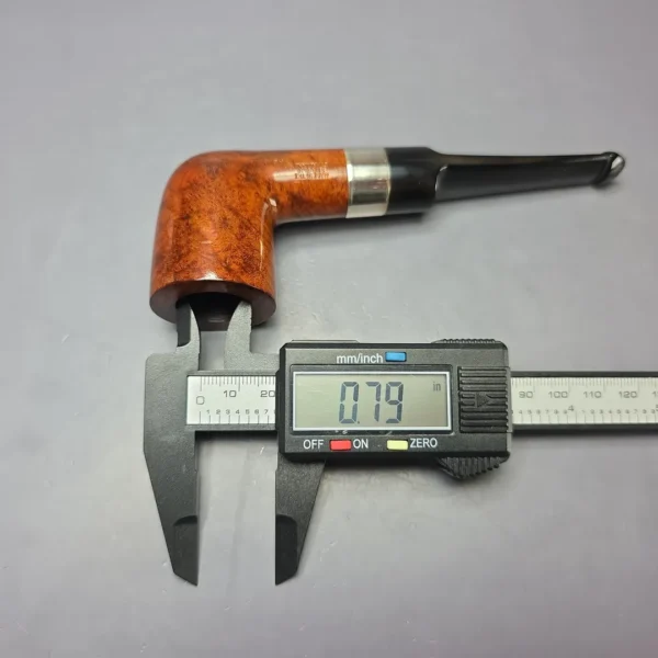 Peterson 4th July 1999 A4 Smooth Dublin w/ Silver Estate Briar Pipe, Unsmoked - Image 11