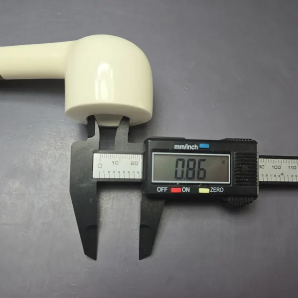 MBSD Meerschaum Deluxe Smooth Pot Block Meerschaum Pipe, Briar-Mortise, 9mm - Image 9