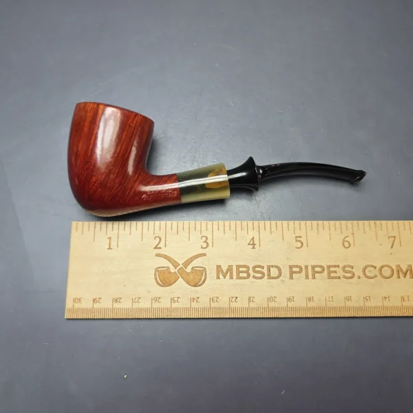 Savinelli Nonpareil 9412 Smooth Bent Dublin Estate Briar Pipe, Unsmoked - Image 12