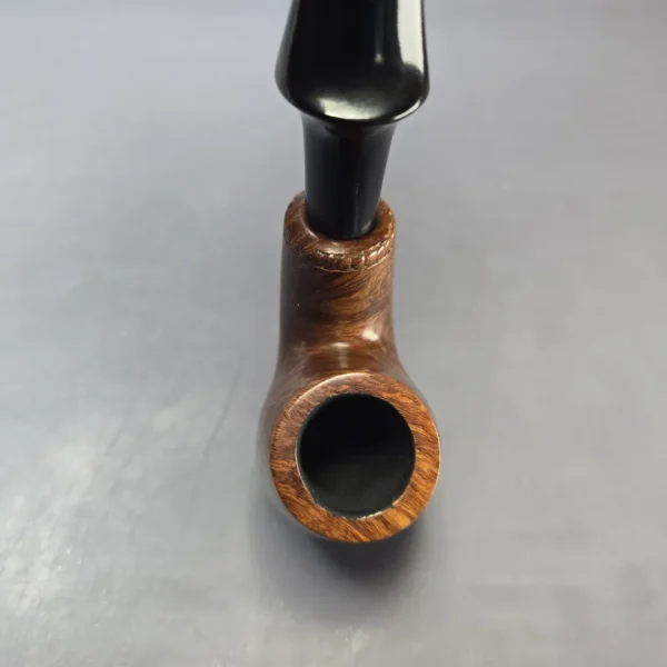Peterson Dunmore 72 Smooth Bent Billiard Estate Briar Pipe, Irish Estates - Image 6