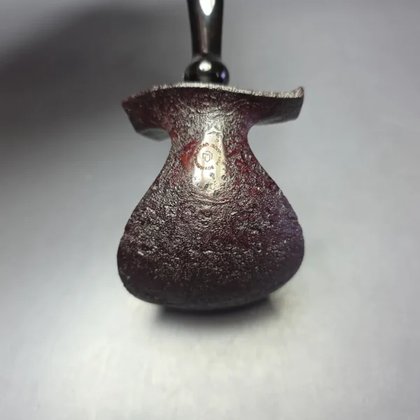 Madao 3000 Sandblasted Asymmetric Volcano Handmade Briar Pipe New - Image 7