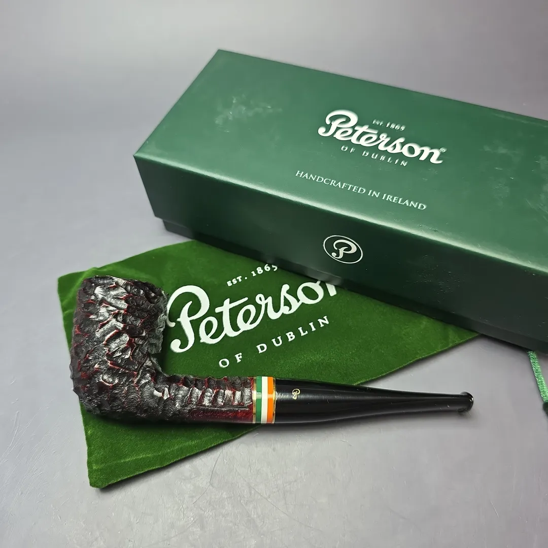 Peterson 2026 St Patrick's Day 120 Rusticated Dublin Briar Pipe, New - Image 2