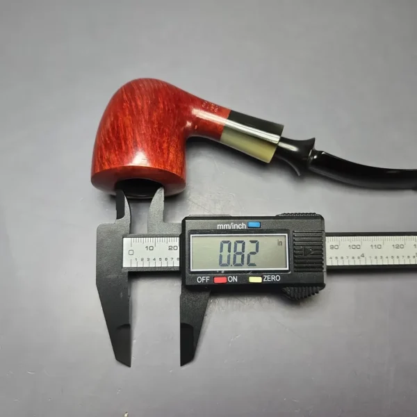 Savinelli Nonpareil 9412 Smooth Bent Dublin Estate Briar Pipe, Unsmoked - Image 13