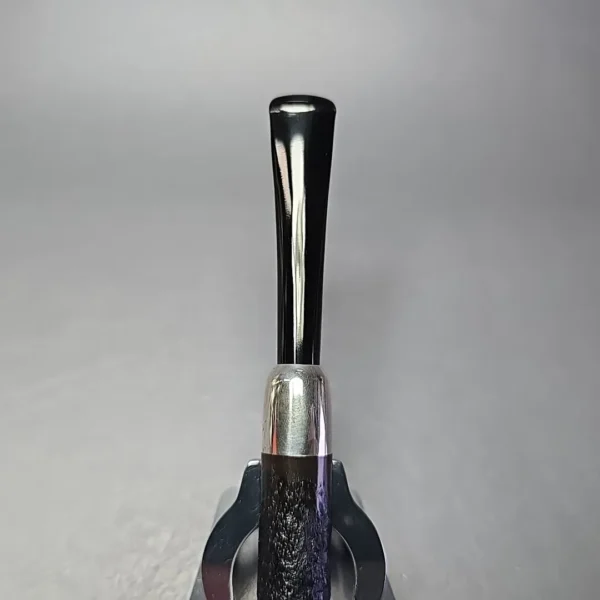 MBSD Briars Timeless Traditions 1 Sandblasted Billiard w/ Silver Handmade Briar Pipe, New - Image 8