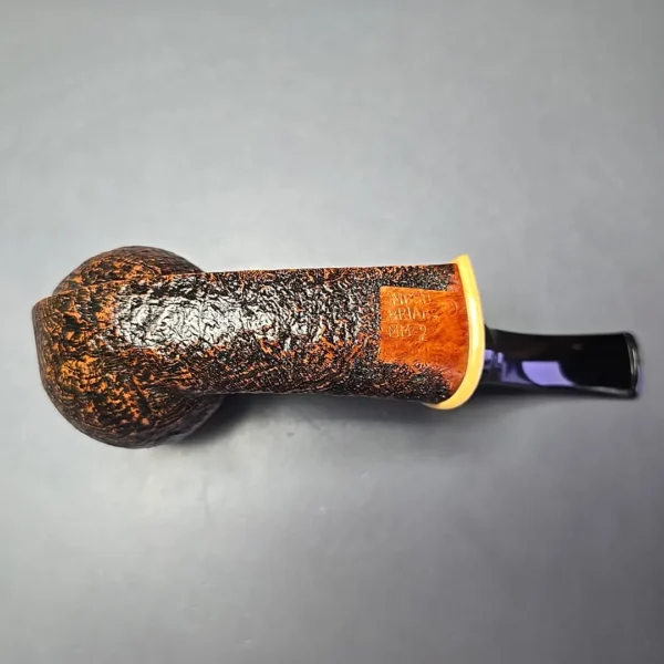 MBSD Briars Modern Masters 2 Sandblasted Blowfish w/ Boxwood Handmade Briar Pipe, New - Image 10