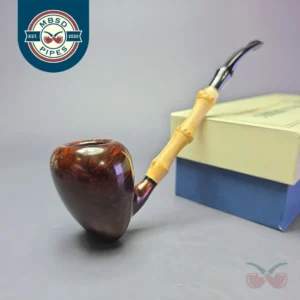 MBSD Briars Modern Masters 1 Smooth Peewit w/ Bamboo Briar Pipe, New