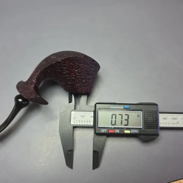 Madao 3000 Sandblasted Asymmetric Volcano Handmade Briar Pipe New - Image 9