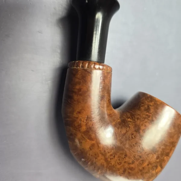 Peterson Dunmore 72 Smooth Bent Billiard Estate Briar Pipe, Irish Estates - Image 9