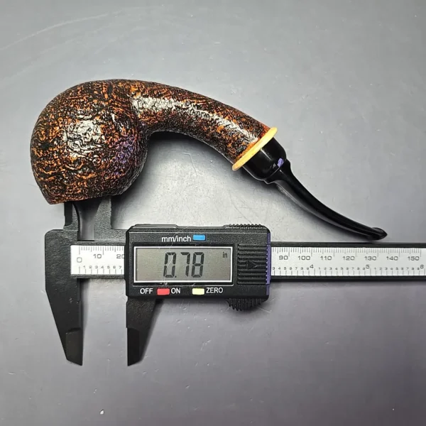 MBSD Briars Modern Masters 2 Sandblasted Blowfish w/ Boxwood Handmade Briar Pipe, New - Image 12
