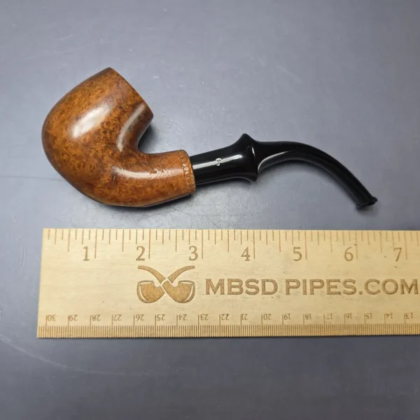 Peterson Dunmore 72 Smooth Bent Billiard Estate Briar Pipe, Irish Estates - Image 10