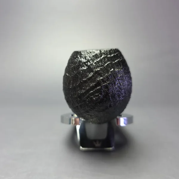 Qi Studio Sandblasted Brandy w/ Ivorite Estate Briar Pipe, Unsmoked - Image 3