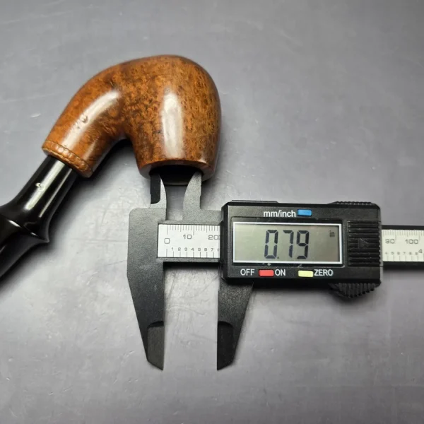 Peterson Dunmore 72 Smooth Bent Billiard Estate Briar Pipe, Irish Estates - Image 11