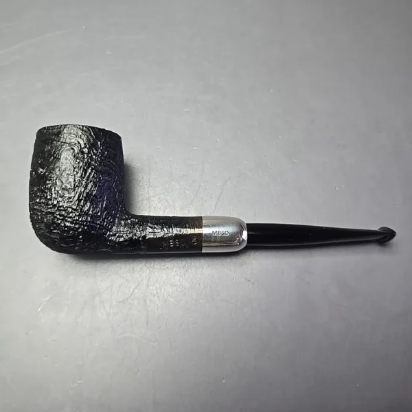 MBSD Briars Timeless Traditions 1 Sandblasted Billiard w/ Silver Handmade Briar Pipe, New - Image 12