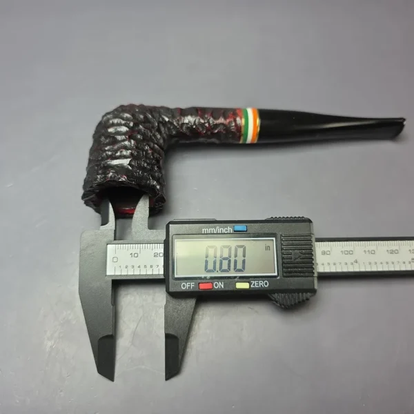 Peterson 2026 St Patrick's Day 120 Rusticated Dublin Briar Pipe, New - Image 9