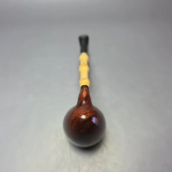 MBSD Briars Modern Masters 1 Smooth Peewit w/ Bamboo Briar Pipe, New - Image 8