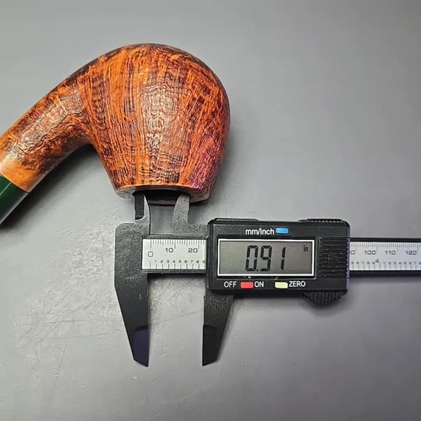 Sean Reum Magnum Contrast Sandblasted Brandy Estate Briar Pipe - Image 5
