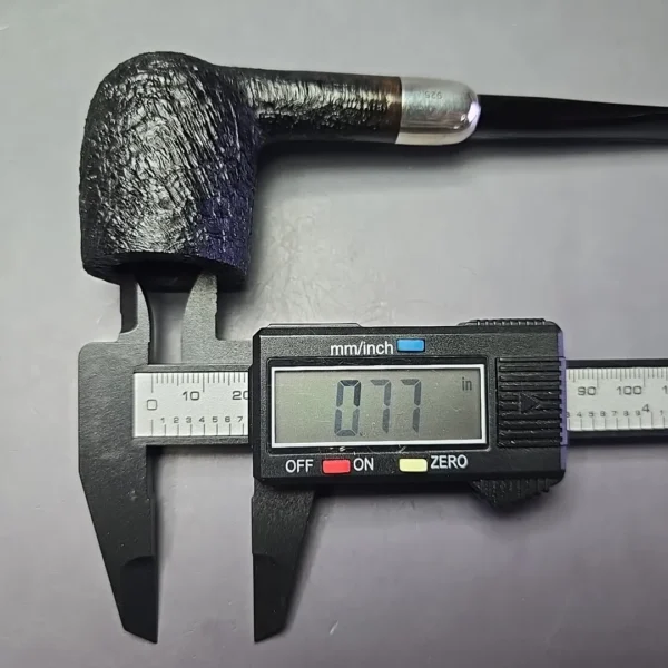 MBSD Briars Timeless Traditions 1 Sandblasted Billiard w/ Silver Handmade Briar Pipe, New - Image 15