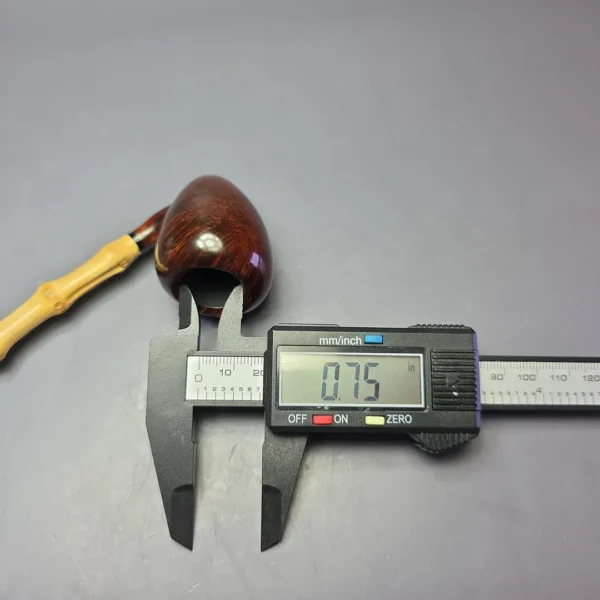 MBSD Briars Modern Masters 1 Smooth Peewit w/ Bamboo Briar Pipe, New - Image 11