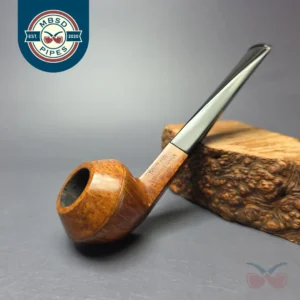Portland Straight Grain Smooth Bulldog Estate Briar Pipe, English Estates