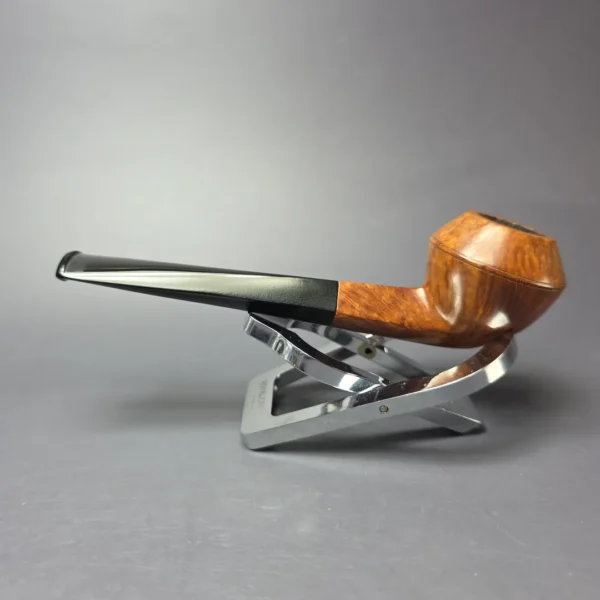 Portland Straight Grain Smooth Bulldog Estate Briar Pipe, English Estates - Image 4