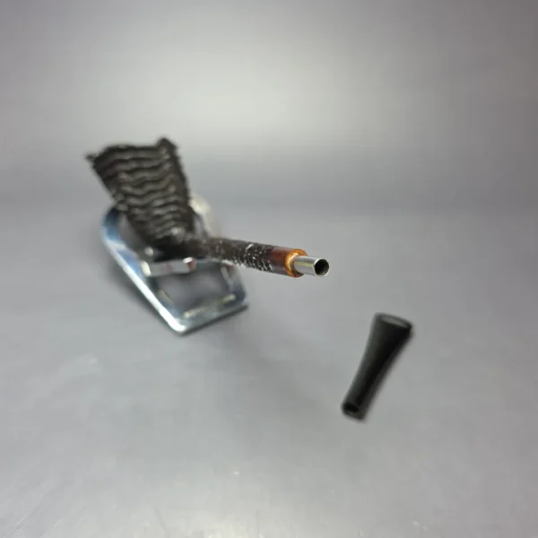 Walt Cannoy Cardinal House Munn XL Rusticated Pencil Shank Dublin Handmade Briar Pipe, New - Image 12