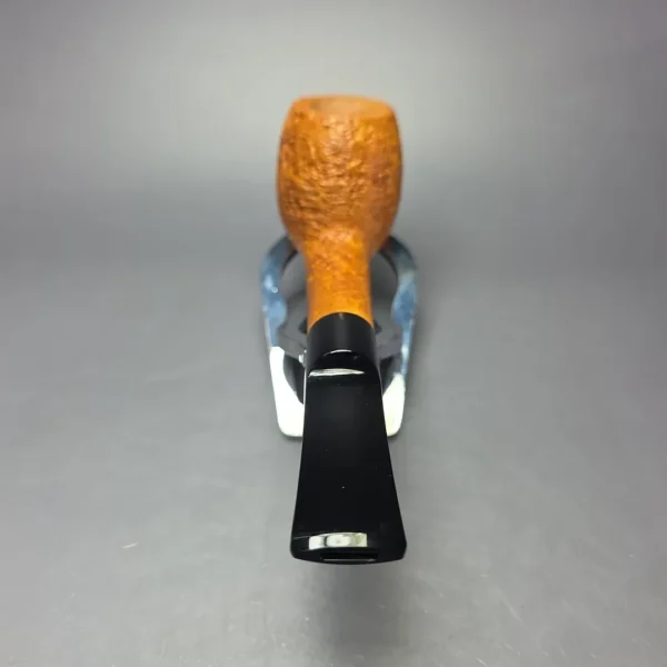 Buckeye Hand Made Tan Sandblasted Billiard Briar Pipe, New - Image 5